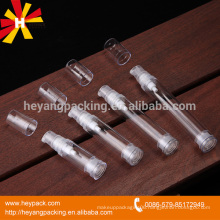 small and delicate pet bottle tube